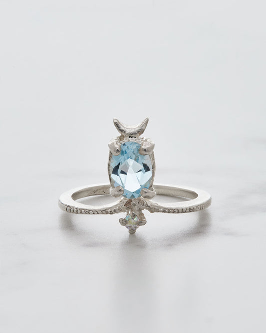 The crescent moon ring