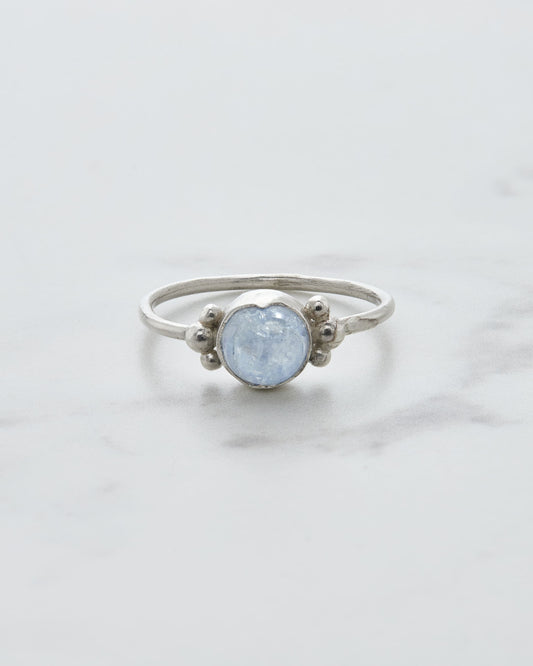 The morning Dew Silver ring