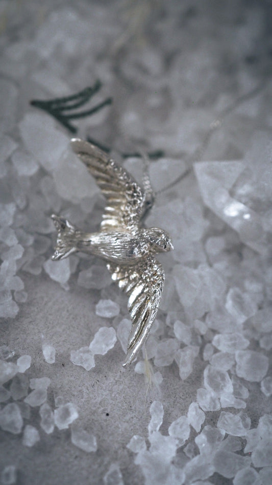 The Swift Silver Pendant