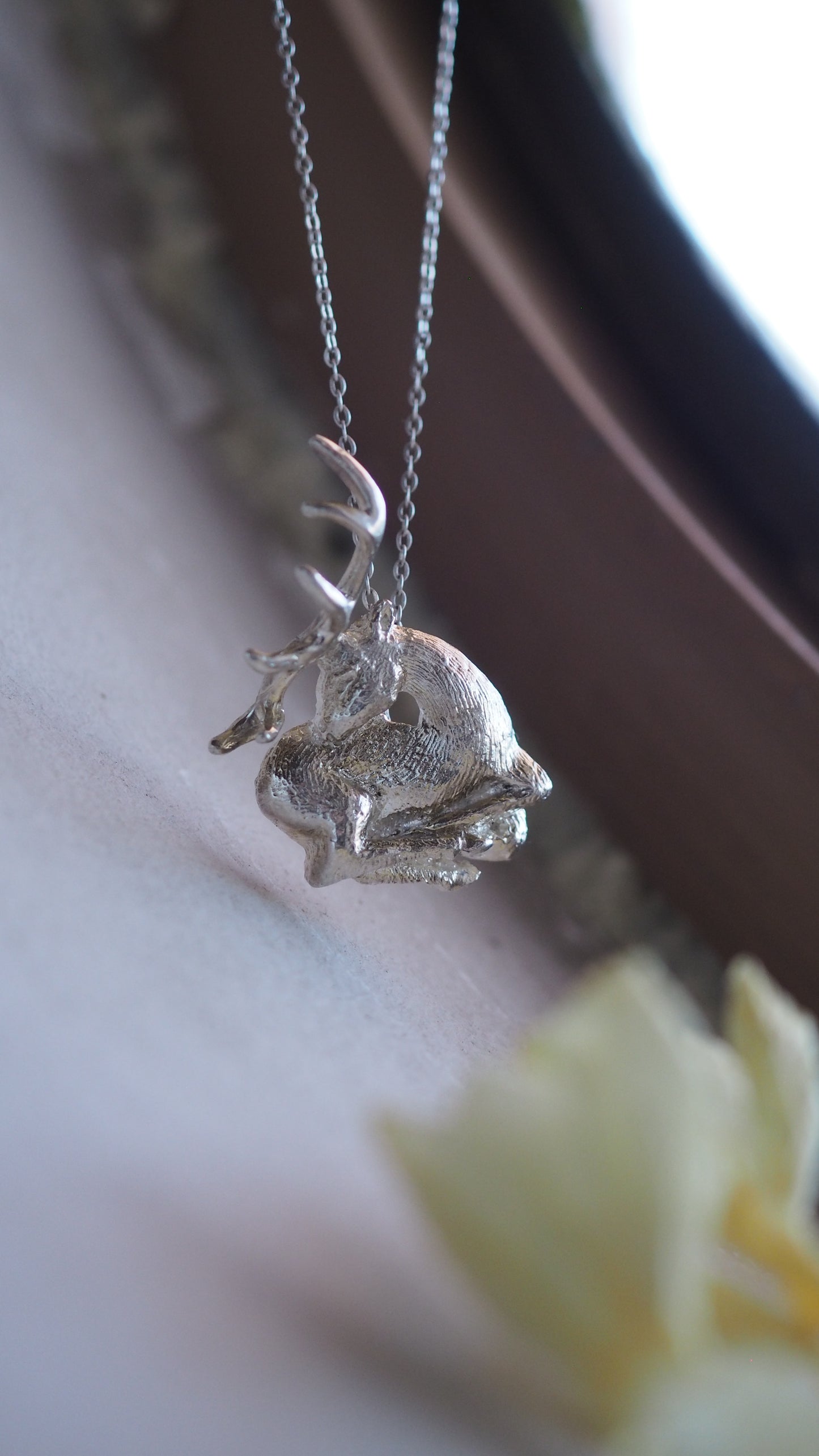 The Deer Silver Pendant